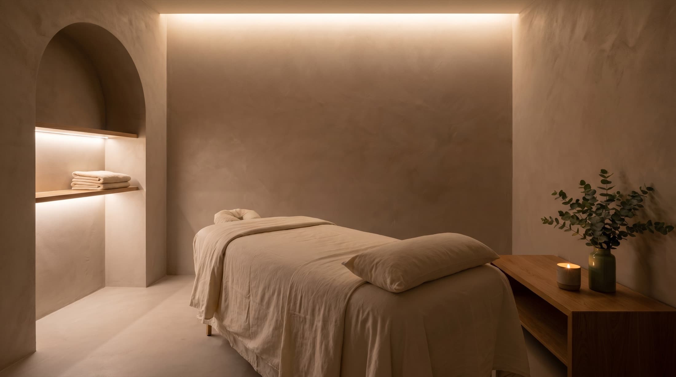 The Fern & Soul treatment room